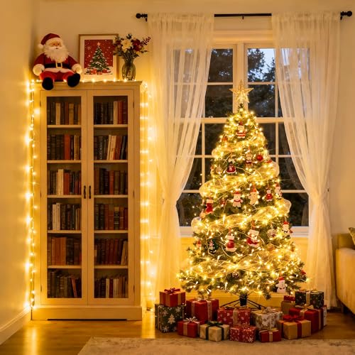 100 LED String Lights Indoor Bedroom Warm White Christmas Lights (33 Foot)