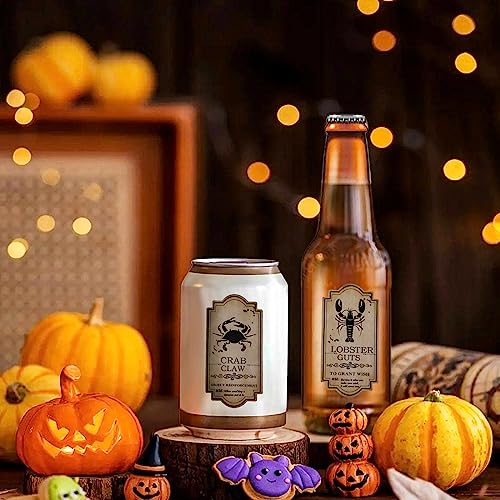 144PCS Halloween Bottle Labels (144 Count)