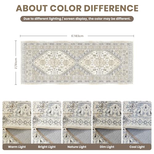 2x6 Runner Rug Non Slip (12 Sq Ft)