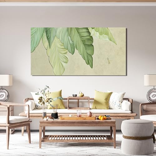 Modern Green Wall Art Prints Wall Art Pictures for Living Room 20" X 40"