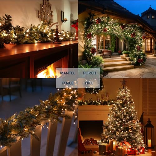 Clear Christmas String Lights Indoor (300 Count)