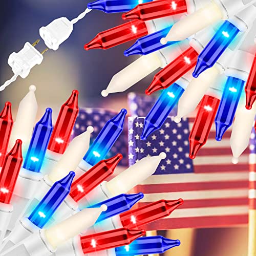 100LIGHTS RED White and Blue Extra (100 Count)