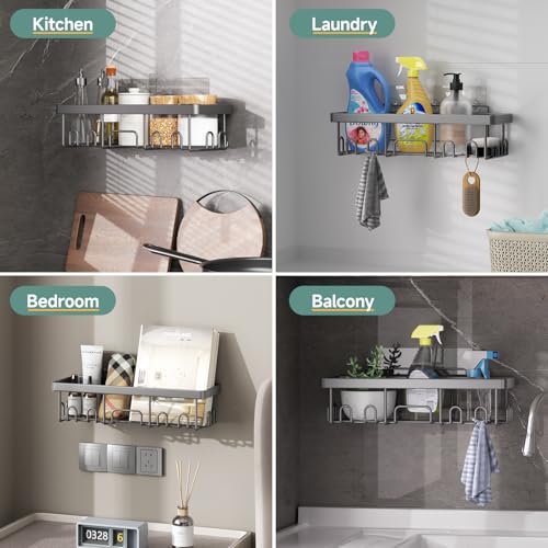 6 Pack Rustproof & Waterproof Shower Caddy (6 Count)