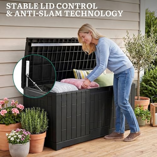 120 Gallon Outdoor Storage Deck Box