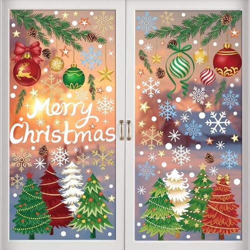 Merry Christmas Window Clings (173 Count)