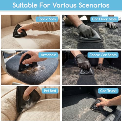 Mini Pet Hair Remover for Car Detailing Dog Hair Tool Brush