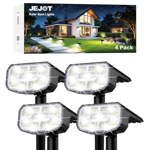 Solar Spot Lights Outdoor Waterproof (4 Count)