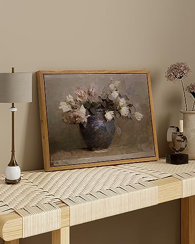 Framed Canvas Wall Art Vintage Decor