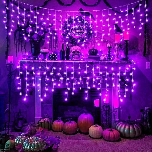 33FT 400 LED Icicle Lights for Outside