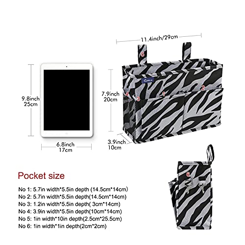 Caddy Hanging Organizer Bedside Storage Bag for Bunk and Hospital Beds