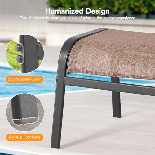 Outdoor Ottoman Set of 2 (2 Count)
