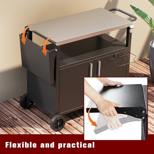 Outdoor Grill Cart