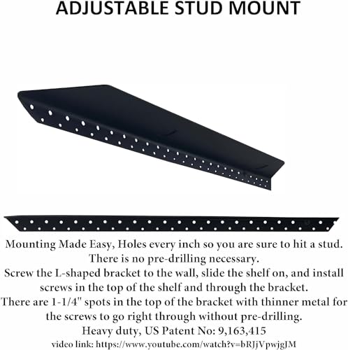 72 inch Wooden Floating Shelves for Wall