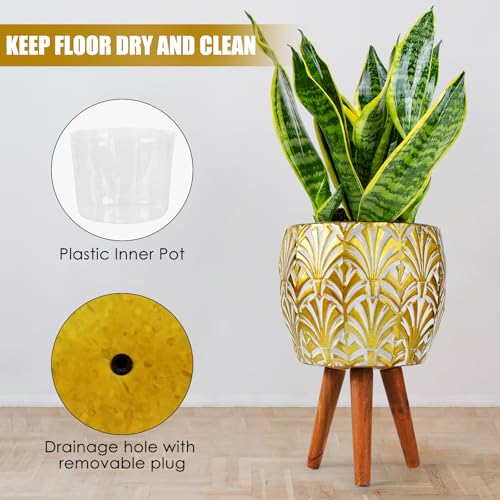 Plant Pots with Stand (2 Count)