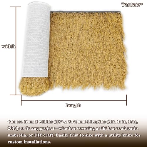 Realistic Synthetic Thatch Roll Sun