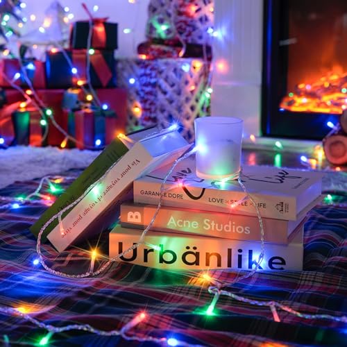 150 LED Multicolor Christmas Tree Lights Indoor Outdoor Waterproof (59 Foot)