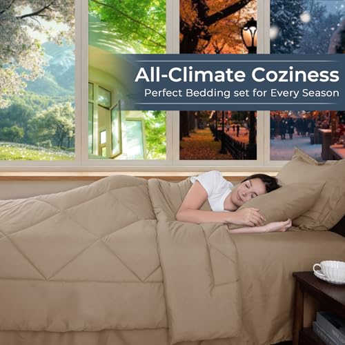 7 Piece Queen Comforter Set