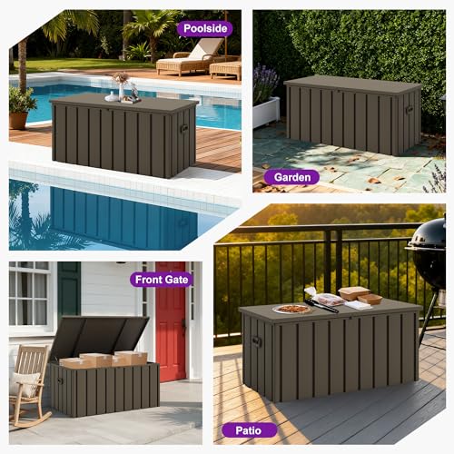 Outdoor Deck Box 100 Gallon