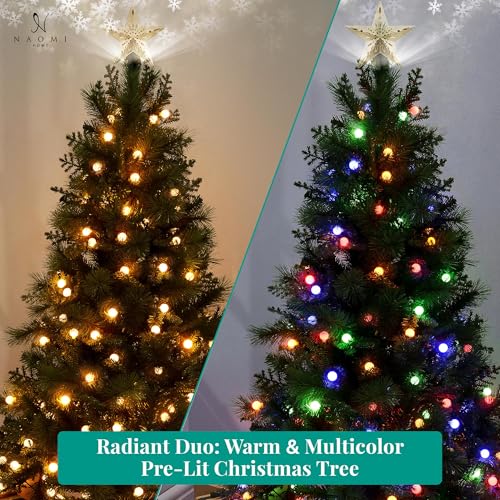 Evangeline 9ft Prelit Artificial Christmas Tree with 2514 Branch Tips