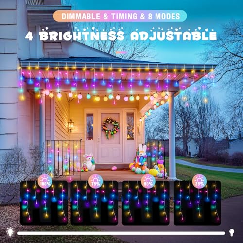400 LED 38.8 FT Easter Lights String Outdoor (38.8 Foot)