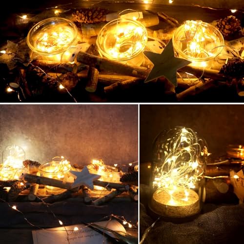 6 Pack Fairy Lights Battery Operated With Timer (39 Foot)