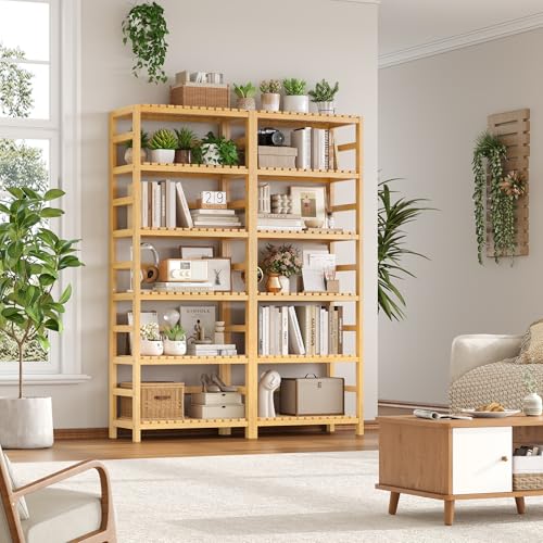 6 Tier Bamboo Shelf (2 Count)