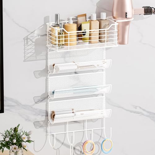 4 Tier Hair Tool Organizer Wall Mount
