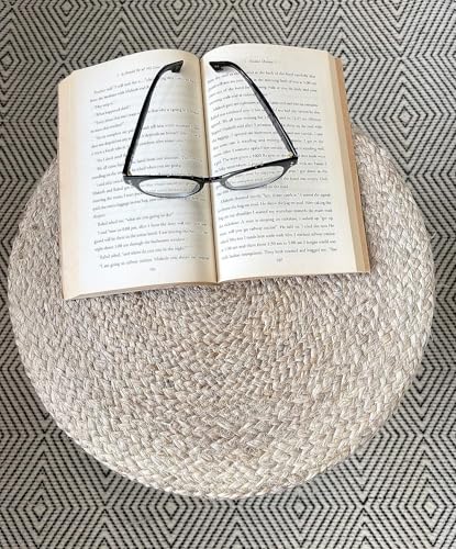 Jute Pouf Ottoman