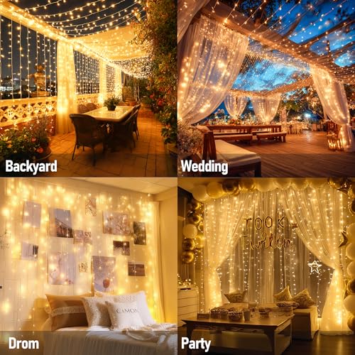 300 LED Curtain Lights