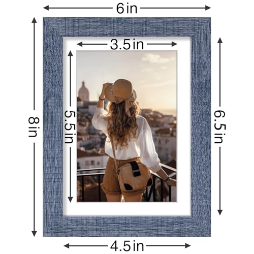 5x7 Picture Frames Set of 9 for Wall or Tabletop Display (9 Count)