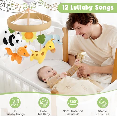 Animals Baby Crib Mobile
