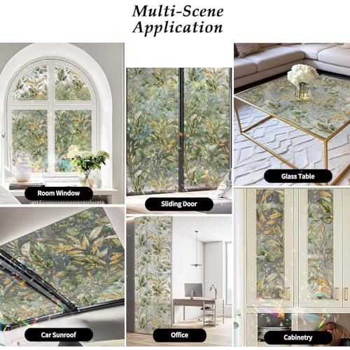 Rainbow Window Privacy Film with Tools