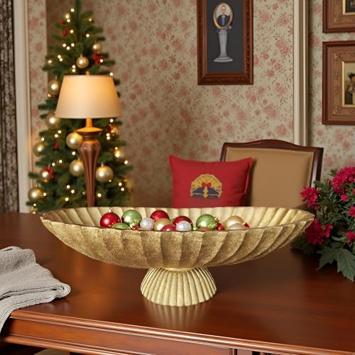14.5" Large Decorative Long Bowl decor