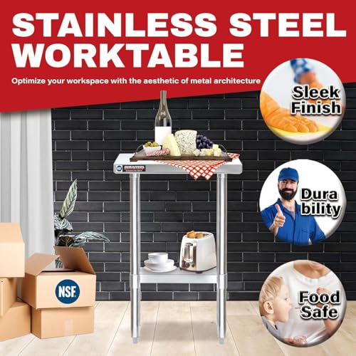 24x12 Stainless Steel Work Table