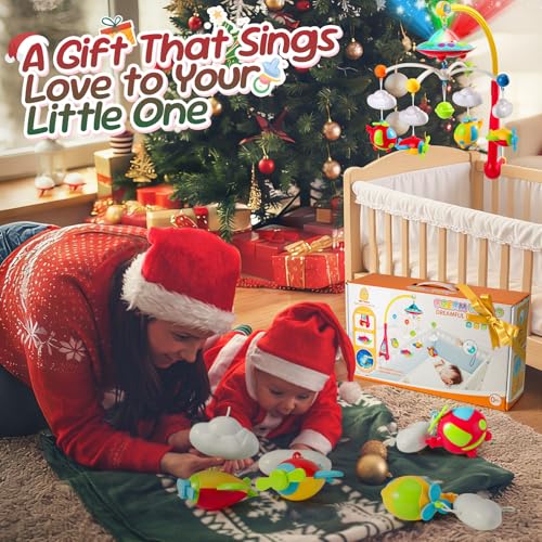 Airplane Crib Mobile with Music and Light