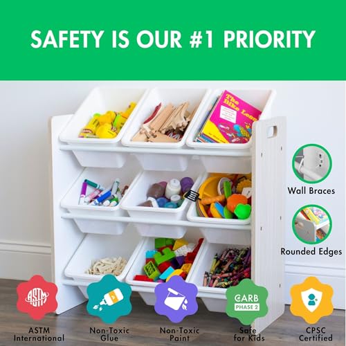 Kids Toy Organizer with 9 Bins