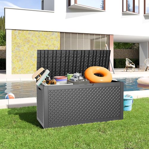 100 Gallon Deck Boxes Outdoor Waterproof