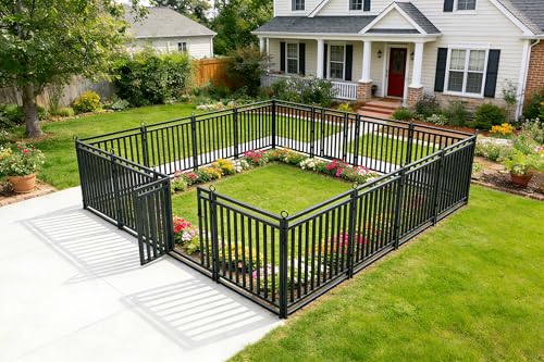 Decorative Garden Fence Large Dog Fence Outdoor for Yard (2880 sq ft sq ft)