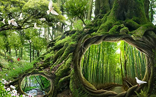 Fantasy Forest Landscape Wall Mural