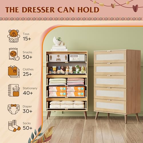 Rattan Dresser for Bedroom