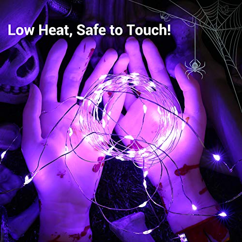 Purple Halloween Fairy Lights
