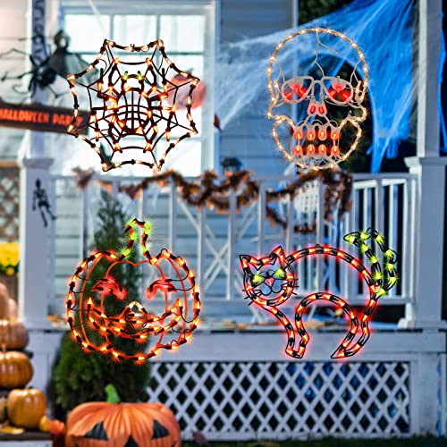 Lighted Spider (4 Count)