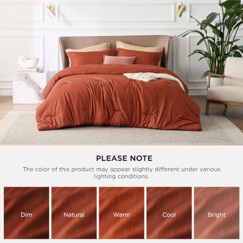 Orange Cal King Comforter Set