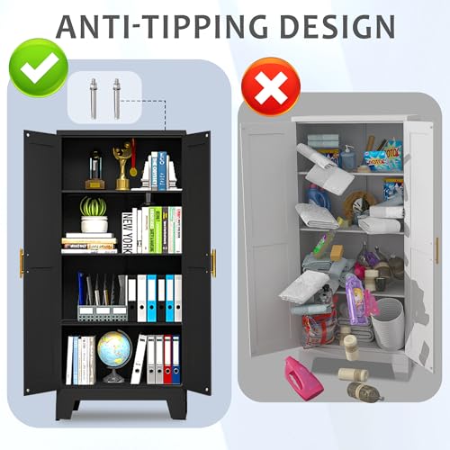 61.02" Kitchen Pantry Cabinet