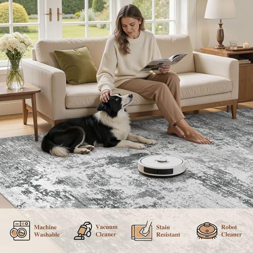 5x7 Area Rug for Living Room (12 Count)