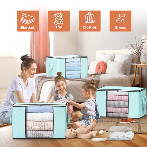 90L Large Storage Bags (6 Count)