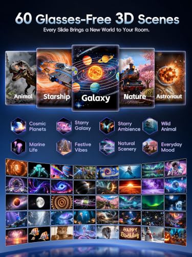 3D Galaxy Projector