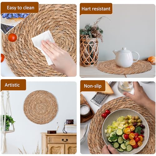 Defined Deco Woven Placemats Set of 6 (6 Count)