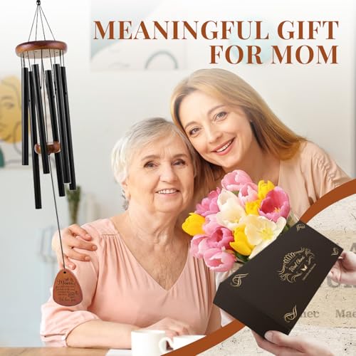 Mother's Bouquet Memorial Wind Chime with Black Tube Decorative Gifts