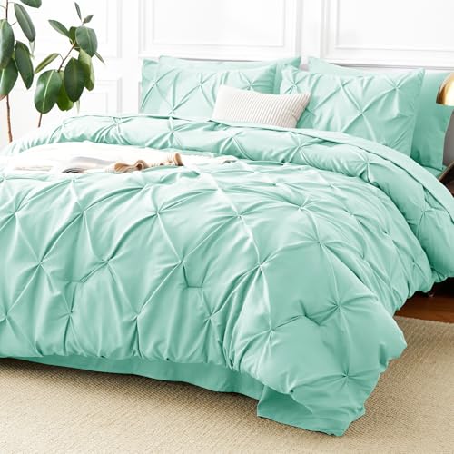 Queen Comforter Set Mint Green